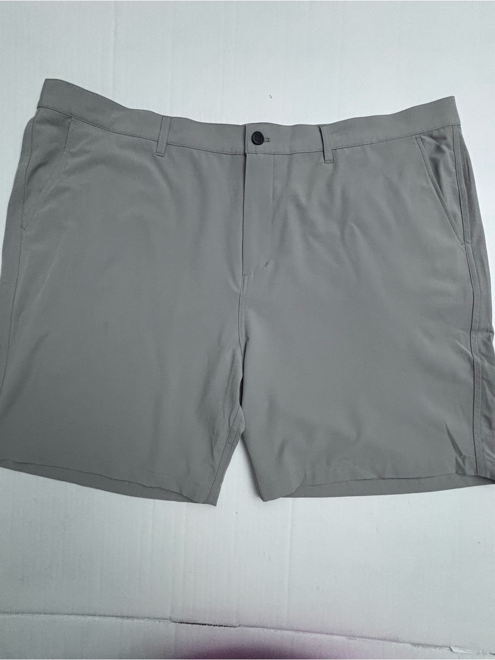 Free Fly Men's Flat Front Performance Shorts Gray 40 XXL